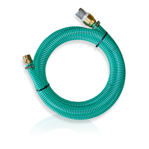 Saugschlauchgarnitur 1″ 25 mm mit 1 1/4" Anschluss – Messingarmaturen, Rückschlagventil, für Hauswasserwerk & Gartenpumpe