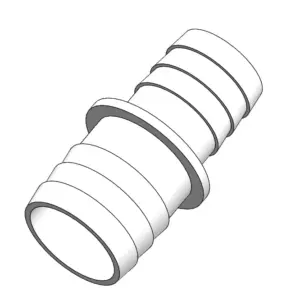 Schlauchverbinder 38/38 optional mit Schellen