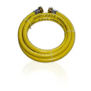 Heizung Füll- und Entleerschlauch 1/2" - Innengewinde 3/4" Messing | Befüllen & Entleeren von Heizungsanlagen | 15 bar Betriebsdruck
